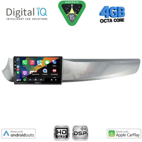 Digital IQ Ηχοσύστημα Αυτοκινήτου για Alfa Romeo Giulietta 2010-2014 (Bluetooth/USB/WiFi/GPS/Apple-Carplay/Android-Auto) με Οθόνη Αφής 9"