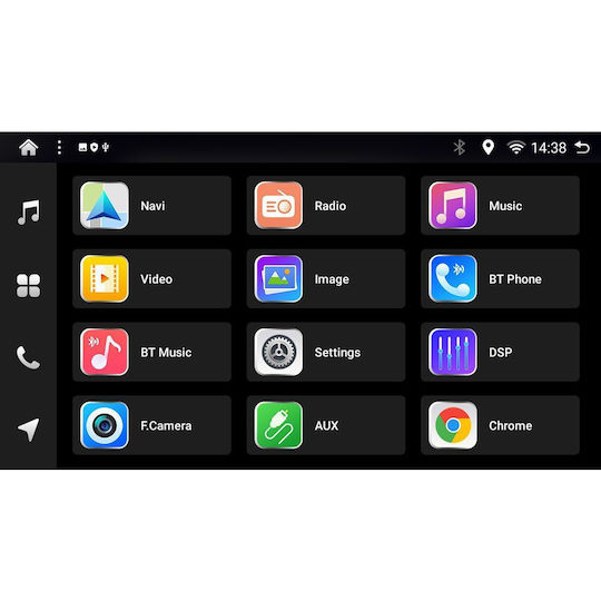 Digital IQ Car Audio System for Chevrolet Aveo 2011-2014 Bluetooth USB WiFi GPS Apple CarPlay Android Auto with 9" Touch Screen
