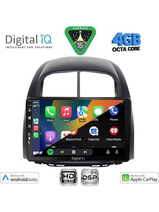 Digital IQ Car Audio System for Daihatsu Sirion 2006-2012 Bluetooth USB WiFi GPS Apple CarPlay Android Auto with 10" Touch Screen