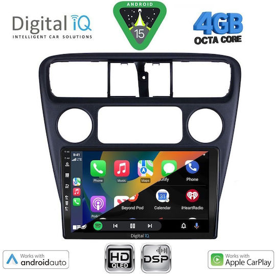 Digital IQ Ηχοσύστημα Αυτοκινήτου για Honda Accord 1998-2004 (Bluetooth/USB/WiFi/GPS/Apple-Carplay/Android-Auto) με Οθόνη Αφής 9"
