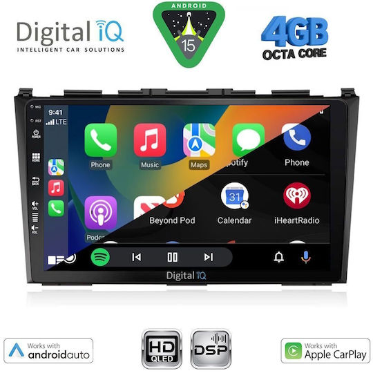 Digital IQ Ηχοσύστημα Αυτοκινήτου για Honda CR-V 2006-2012 (Bluetooth/USB/WiFi/GPS/Apple-Carplay/Android-Auto) με Οθόνη Αφής 9"