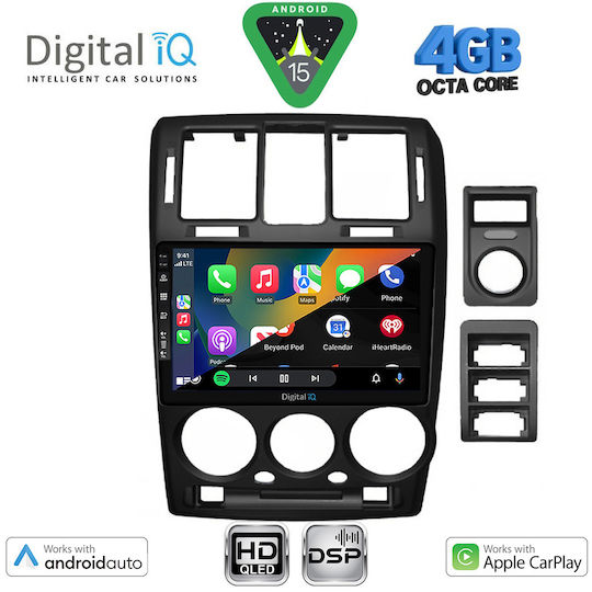 Digital IQ Car Audio System for Hyundai Getz 2002-2011 Bluetooth USB WiFi GPS Apple CarPlay Android Auto with 9" Touch Screen