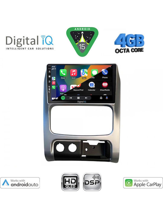 Digital IQ Car Audio System for Jeep Cherokee / Liberty 2002-2007 Bluetooth USB WiFi GPS Apple CarPlay Android Auto with 9" Touch Screen