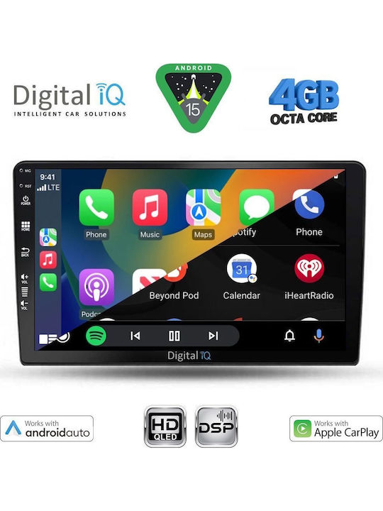 Digital IQ Car Audio System for Kia Ceed 2009-2012 Bluetooth USB WiFi GPS Apple CarPlay Android Auto with 9" Touch Screen