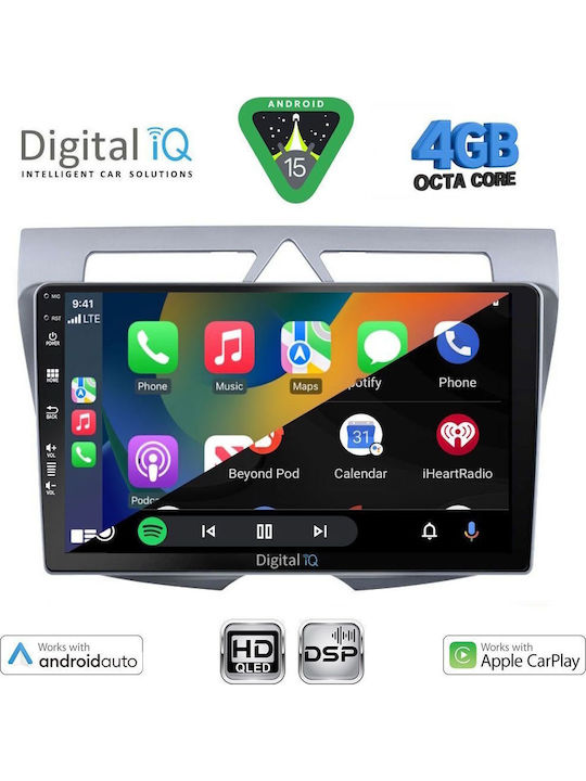 Digital IQ Car Audio System for Kia Picanto 2008-2011 Bluetooth USB WiFi GPS Apple CarPlay Android Auto with 9" Touch Screen