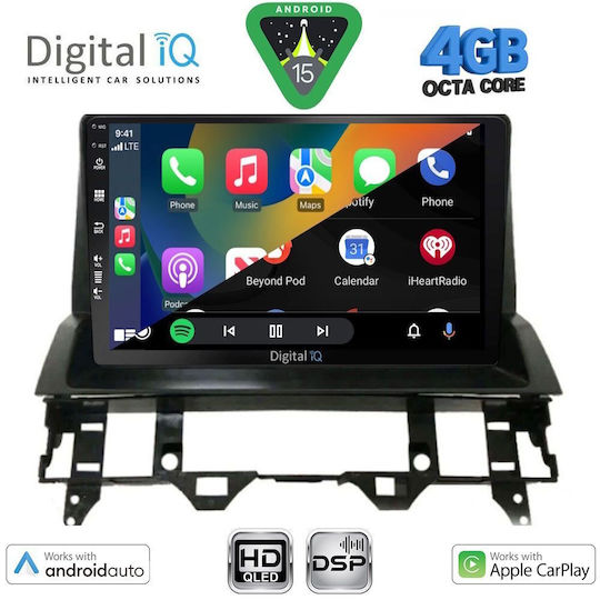 Digital IQ Car Audio System for Mazda 6 2002-2008 Bluetooth USB WiFi GPS Apple CarPlay Android Auto with 10" Touch Screen