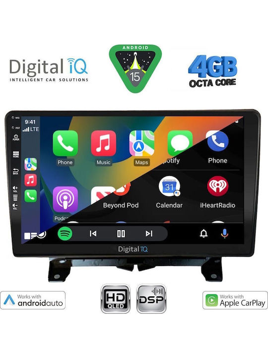 Digital IQ Car Audio System for Land Rover Discovery / Range Rover Sport 2004-2009 Bluetooth USB WiFi GPS Apple CarPlay Android Auto with 9" Touch Screen