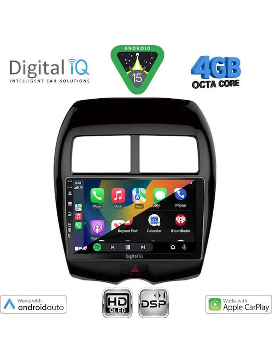 Digital IQ Car Audio System for Peugeot 4008 Mitsubishi Asx 2009+ with Touch Screen 10" DIGITAL IQ BXF 16430 CPAA