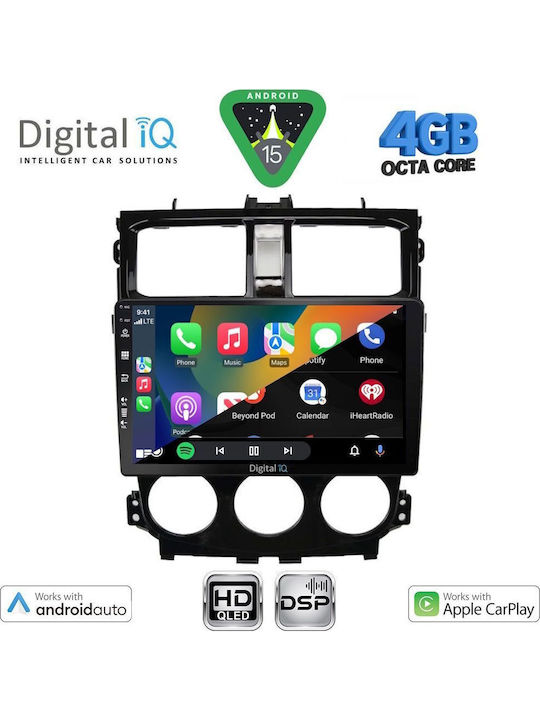 Digital IQ Car Audio System for Mitsubishi Colt 2013-2023 Bluetooth USB WiFi GPS Apple CarPlay Android Auto with 9" Touch Screen