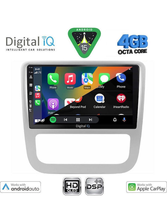 Digital IQ Car Audio System for Volkswagen Eos Scirocco 2006-2016 with Clima Touch Screen 9"