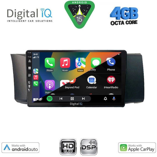 Digital IQ Ηχοσύστημα Αυτοκινήτου για Toyota GT86 Subaru BRZ 2012 (Bluetooth/USB/WiFi/GPS/Apple-Carplay/Android-Auto) με Οθόνη Αφής 9"