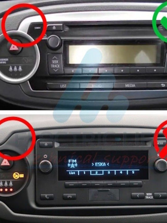 Digital IQ Car Audio System for Toyota Yaris 2011-2015 (Bluetooth/USB/WiFi/GPS/Apple CarPlay/Android Auto) with 9" Touch Screen