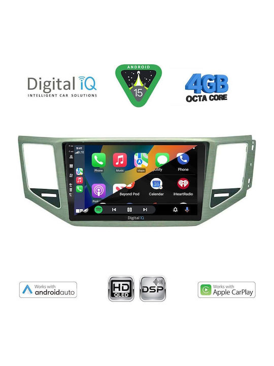 Digital IQ Car Audio System for Mercedes-Benz SL Volkswagen Golf Sportsvan 2014-2021 Bluetooth USB WiFi GPS Apple CarPlay Android Auto with 10" Touch Screen