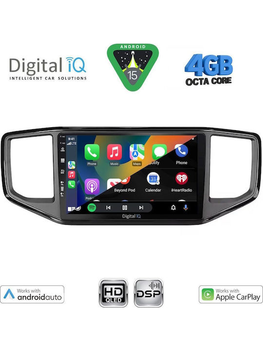 Digital IQ Car Audio System for Volkswagen Amarok 2017-2022 Bluetooth USB WiFi GPS Apple CarPlay Android Auto with 9" Touch Screen