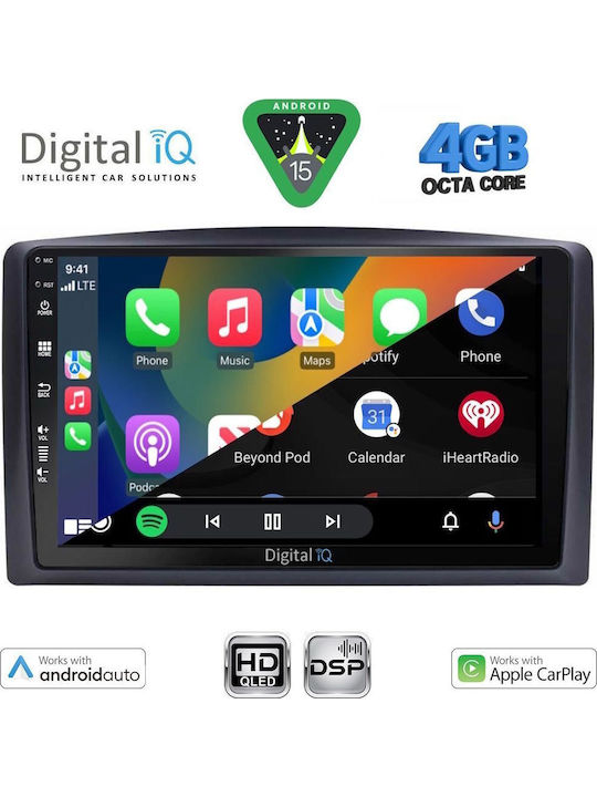Digital IQ Car Audio System for Mercedes-Benz Vito / Viano 2015-2022 Bluetooth USB WiFi GPS Apple CarPlay Android Auto with 10" Touch Screen