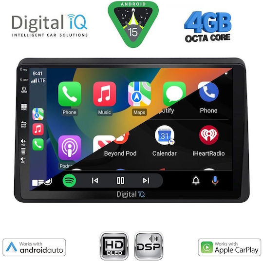Digital IQ Ηχοσύστημα Αυτοκινήτου για Opel Movano Renault Master Nissan NV400 2020 (Bluetooth/USB/WiFi/GPS/Apple-Carplay/Android-Auto) με Οθόνη Αφής 10"
