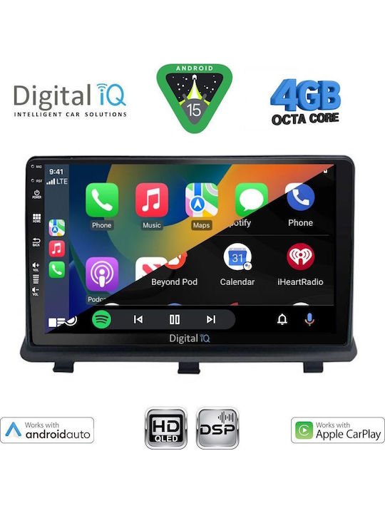 Digital IQ Car Audio System for Opel Antara 2006-2016 Bluetooth USB WiFi GPS Apple CarPlay Android Auto with 9" Touch Screen