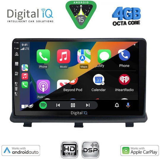 Digital IQ Ηχοσύστημα Αυτοκινήτου για Opel Antara 2006-2016 (Bluetooth/USB/WiFi/GPS/Apple-Carplay/Android-Auto) με Οθόνη Αφής 9"