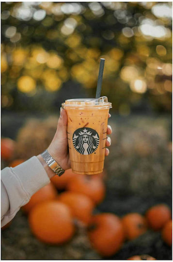 Gemälde Pumpkin Spice Latte In Hand Pumpkin Spice Latte Im Hand 70x100