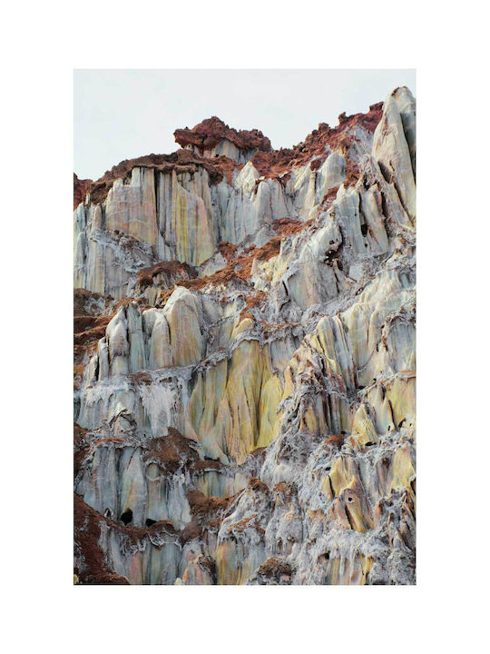 Πίνακας Colorful Eroded Rock Formation Πολύχρωμος Διαβρωμένος Σχηματισμός Βράχου 70x100
