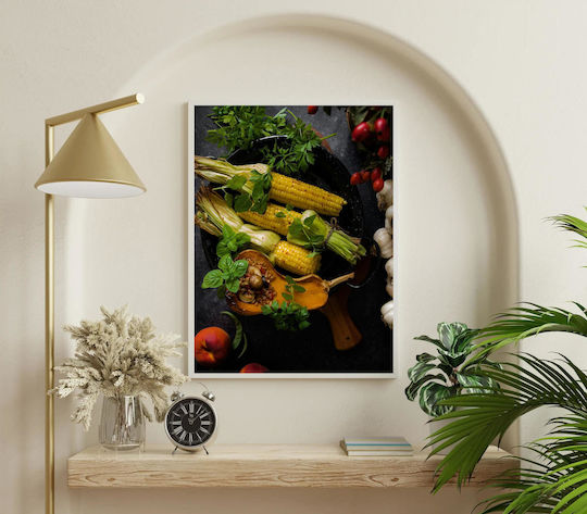 Πίνακας Fresh Colorful Vegetables Φρέσκα Πολύχρωμα Λαχανικά 70x100