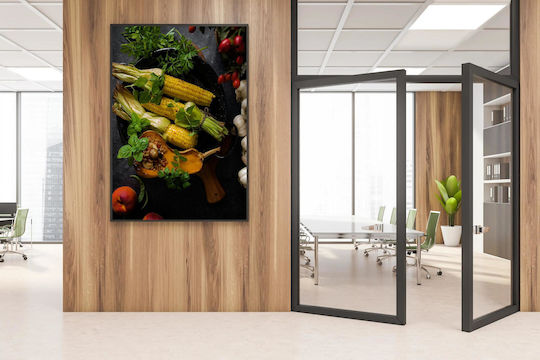 Πίνακας Fresh Colorful Vegetables Φρέσκα Πολύχρωμα Λαχανικά 70x100