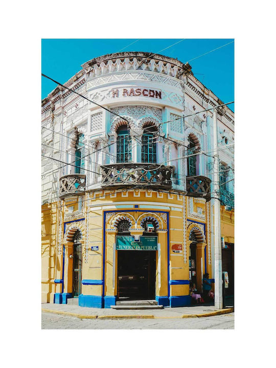 Πίνακας Colorful Historical Building Πολύχρωμο Ιστορικό Κτήριο 70x100