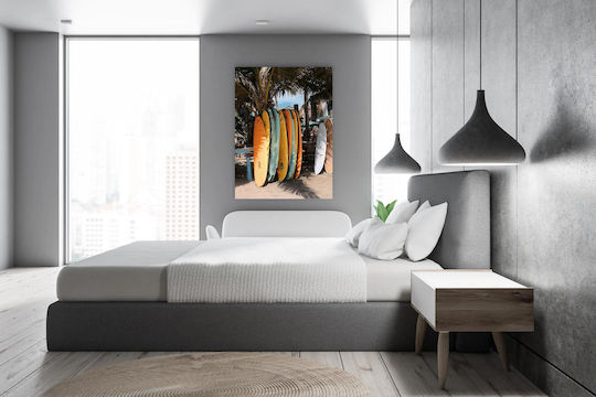 Πίνακας Colorful Surfboards On Beach Πολύχρωμες Σανίδες Του Σερφ Στην Παραλία 70x100 Πίνακας Colorful Surfboards On Beach Πολύχρωμες Σανίδες Του Σερφ Στην Παραλία 70x100