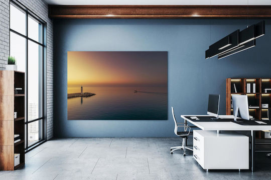 Panou Sunset By Lighthouse Apus Lângă Far 120x80