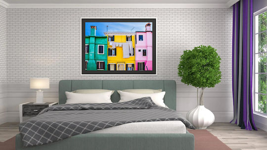 Πίνακας Colorful Houses In Burano Πολύχρωμα Σπίτια Στο Μπουράνο 100x70