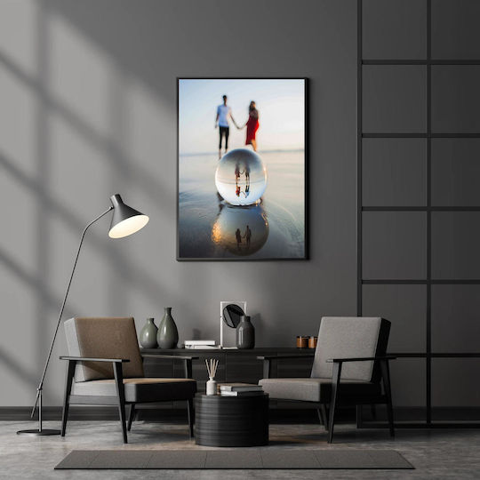 Πίνακας Couple Holding Hands Reflection Ζευγάρι Κρατά Χέρια Αντανάκλαση 80x120