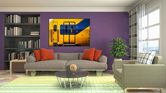 Панел Colorful Train Врата Многоцветна Врата На Влак 100x70
