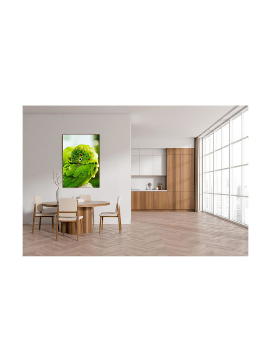 Panou Colorat Papagal Prim-Plan Multicolor 80x120