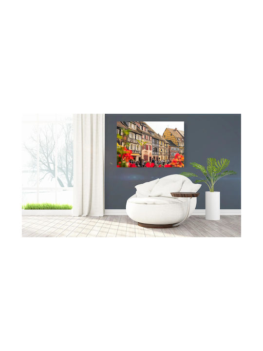 Панел Colorful Historic Street Полихромна Историческа Улица 120x80