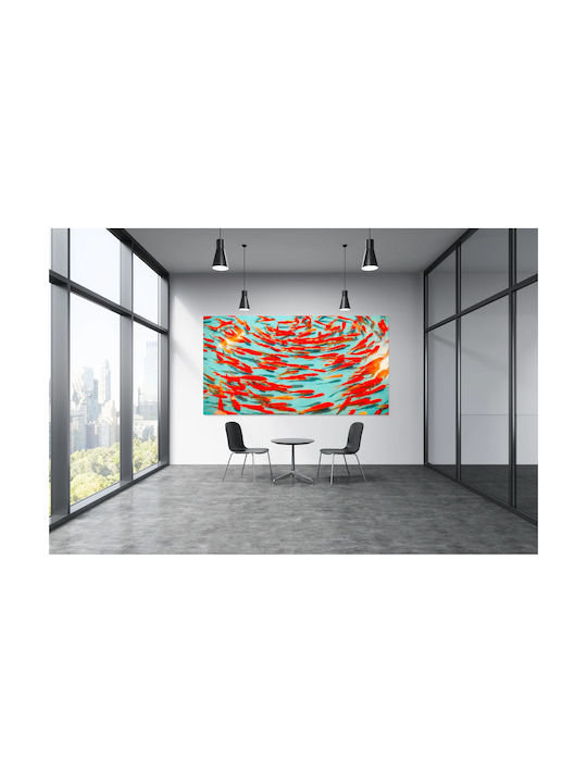 Панел Colorful School Fish Многоцветно Училищно Рибки 100x70
