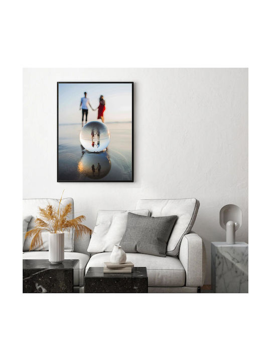 Painting Couple Holding Hands Reflection 100x150