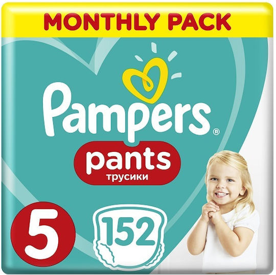 Pampers Памперси Гащи Pants No. 5 За 12-18kg 152 Брой