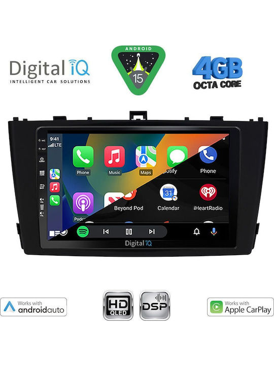 Digital IQ Car Audio System for Toyota Avensis 2009-2015 Bluetooth USB WiFi GPS Apple CarPlay Android Auto with 9" Touch Screen