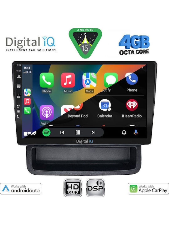 Digital IQ Car Audio System for Opel Vivaro Renault Trafic Nissan Primastar 2004-2015 (Bluetooth/USB/WiFi/GPS/Apple CarPlay/Android Auto) with 10" Touch Screen