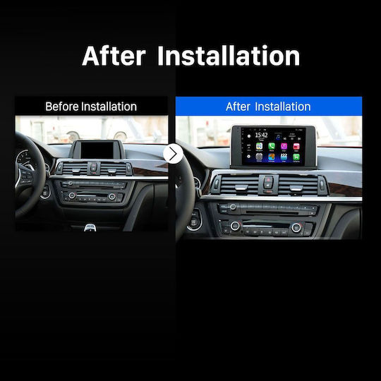 Digital IQ Car Audio System for BMW Series 3 2012-2018 Bluetooth USB WiFi GPS Apple CarPlay Android Auto with 9" Touch Screen