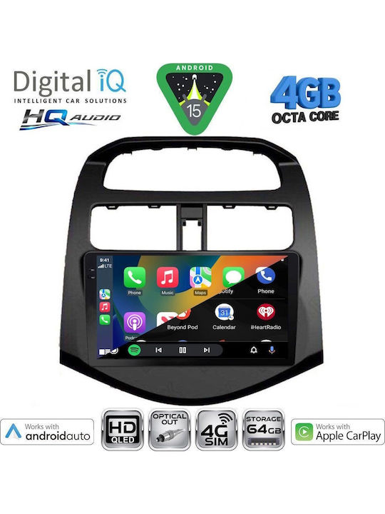 Digital IQ Car Audio System for Chevrolet Aveo 2014-2017 (Bluetooth/USB/WiFi/GPS/Apple CarPlay/Android Auto) with 9" Touch Screen