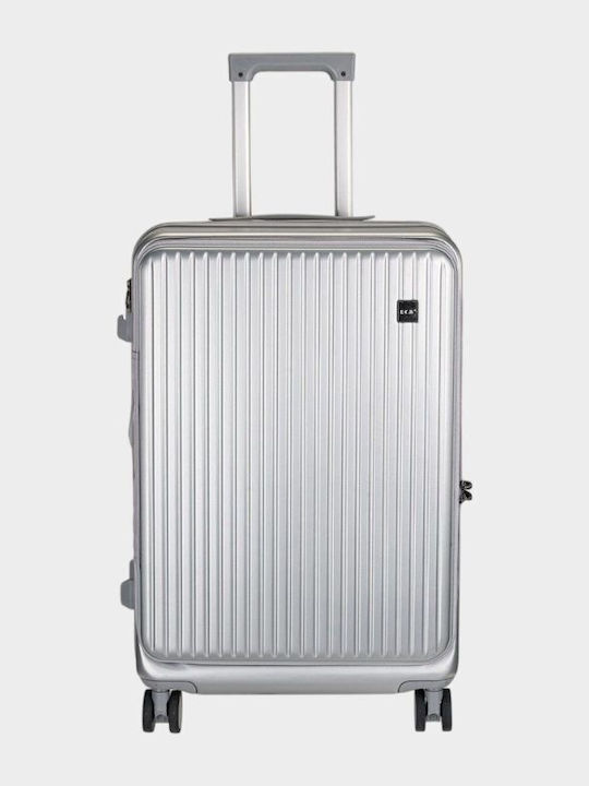 RCM Mittlerer Reisetrolley Silber Höhe 60cm
