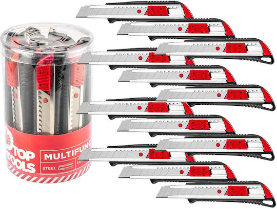 Top Tools Faltschneider mit Kunststoff Körper und Klingenbreite 18mm