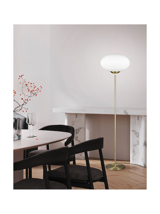 Trio Lighting Fomento Floor Lamp H150xW40cm. with Socket for Bulb E27 Bronze