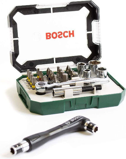 Bosch Καστάνια με Καρυδάκια 1\4" 27τμχ