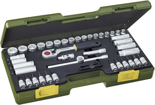 Proxxon Ratschen- & Steckschlüssel-Sets 3\8" 47Stück