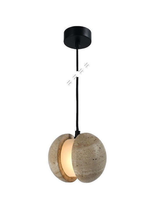 Inlight Pendant Ceiling Light Gray Rail with G9 Socket 13x13x14cm