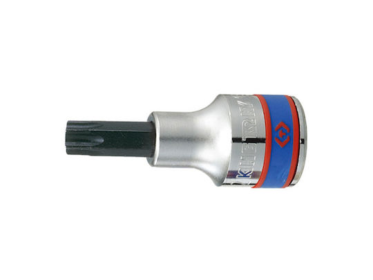 King Tony Cheie tubulară cu Vârf Torx și Patrat de Prindere 1/2'' Dimensiune T40 1buc