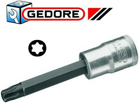 Gedore Long Walnut with Torx Head and Socket 1/2'' Size T55x100mm 1pcs