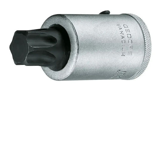 Gedore Καρυδάκι με Μύτη Torx και Καρέ Υποδοχής 3/4'' Μέγεθος T10x80mm